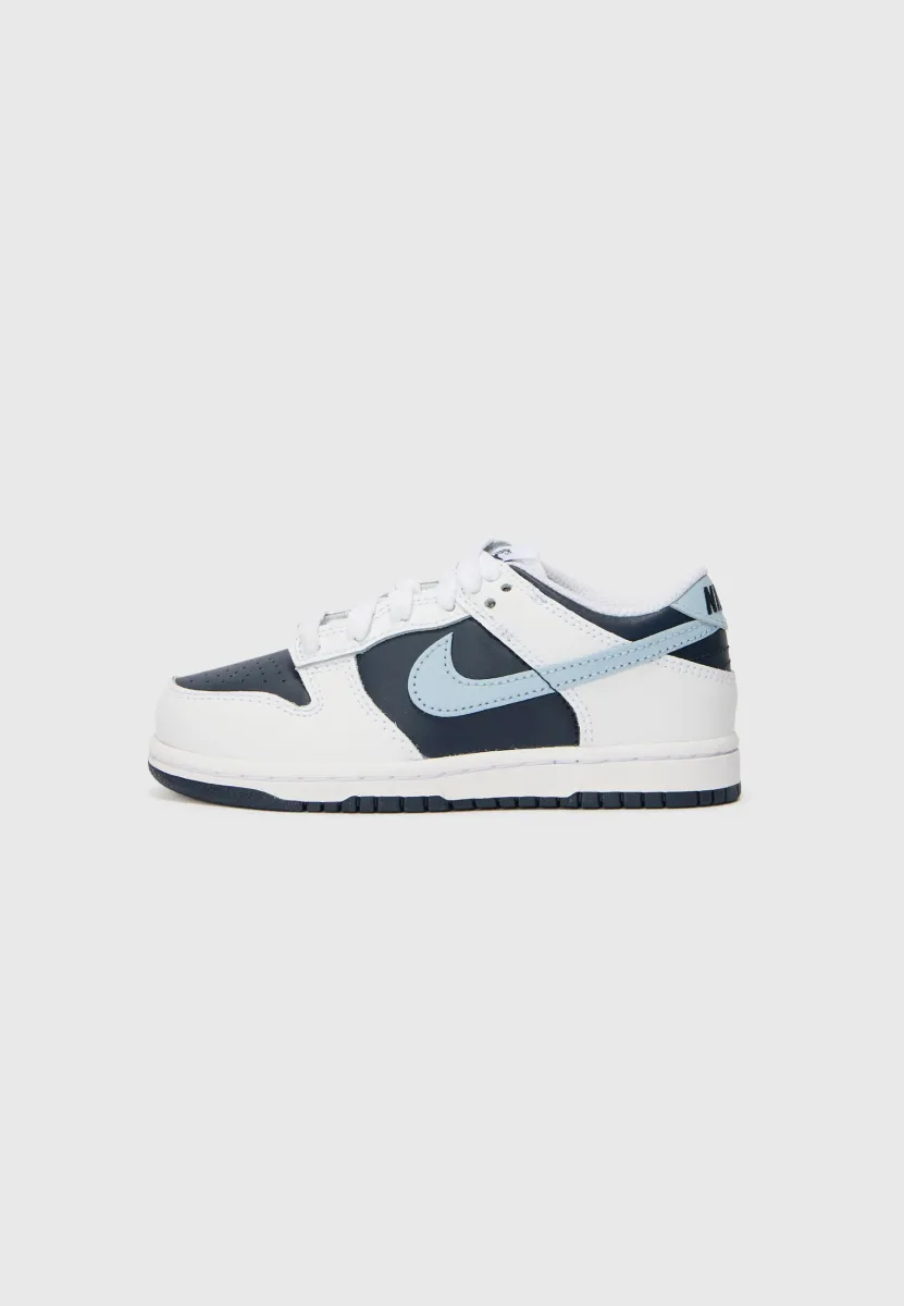DUNK LOW UNISEX - Sneaker high - white/light armory blue/deep royal blue/obsidian