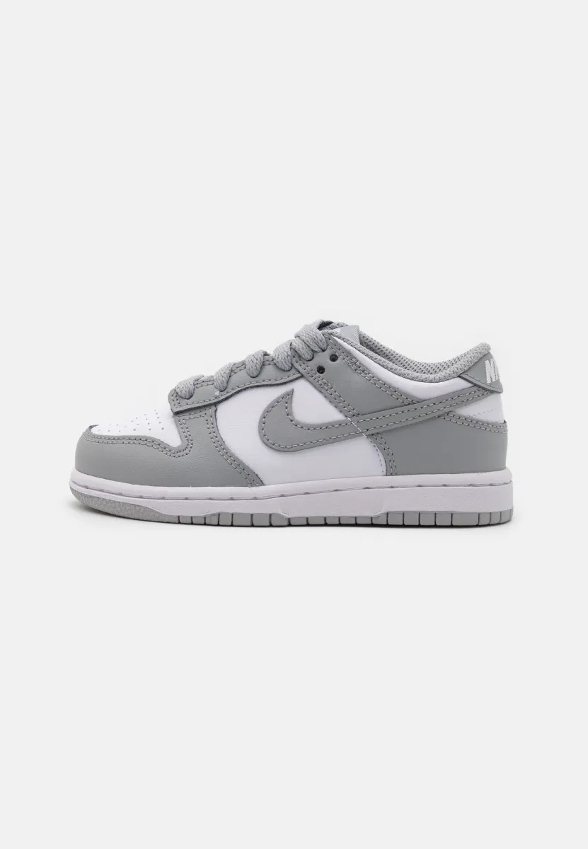 DUNK LOW UNISEX - Sneaker low - white/light smoke grey/white