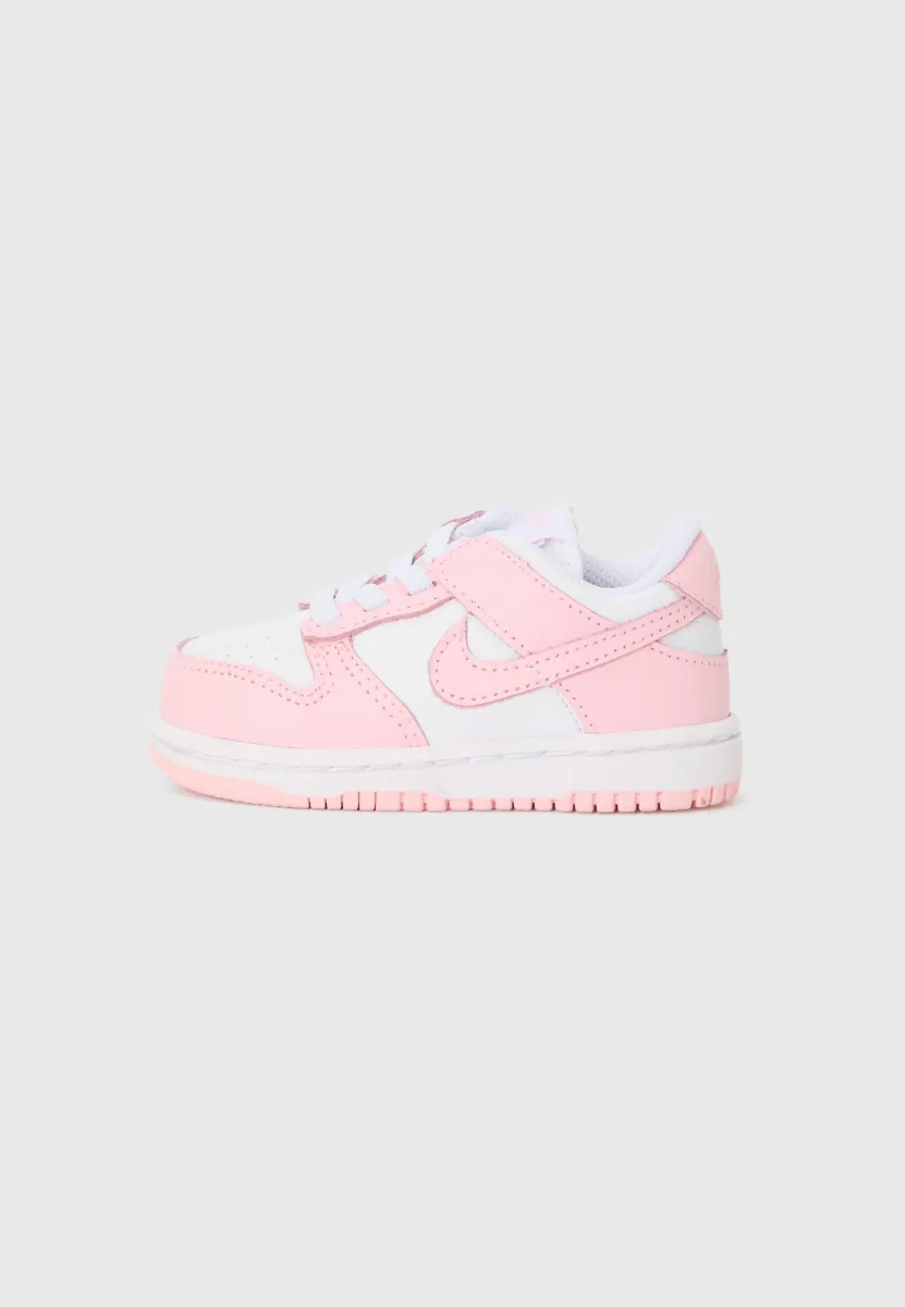 DUNK LOW UNISEX - Sneaker low - white/med soft pink/white