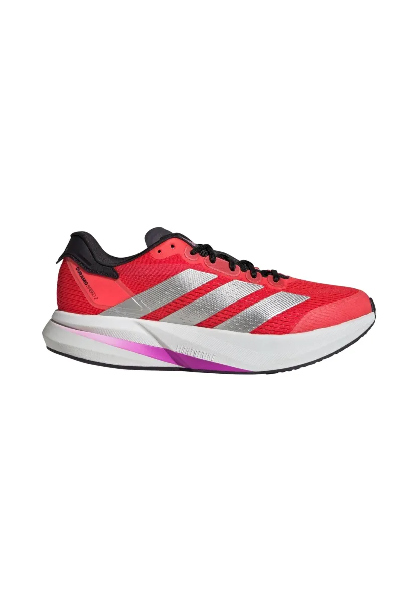 DURAMO SPEED 2 M - Laufschuh Straße - lucid red/silver metallic aurora/black