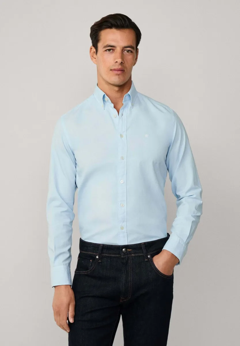 DYED OXFORD - Hemd - sky blue
