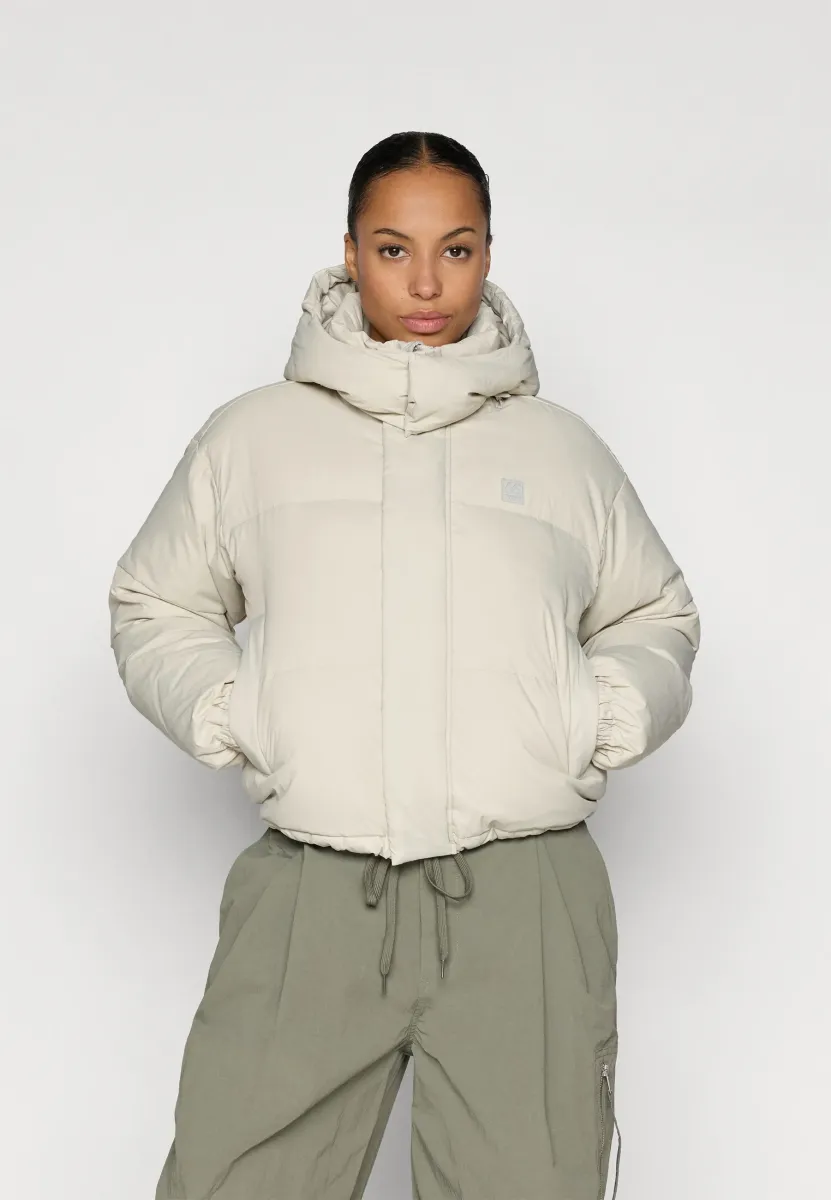 DYNGJA CROPPED JACKET - Daunenjacke - dark stone