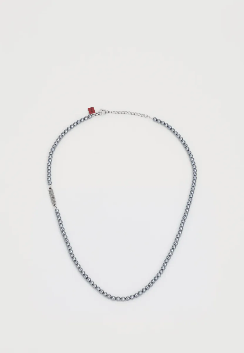 E-SMALLPEARL UNISEX - Halskette - medium grey