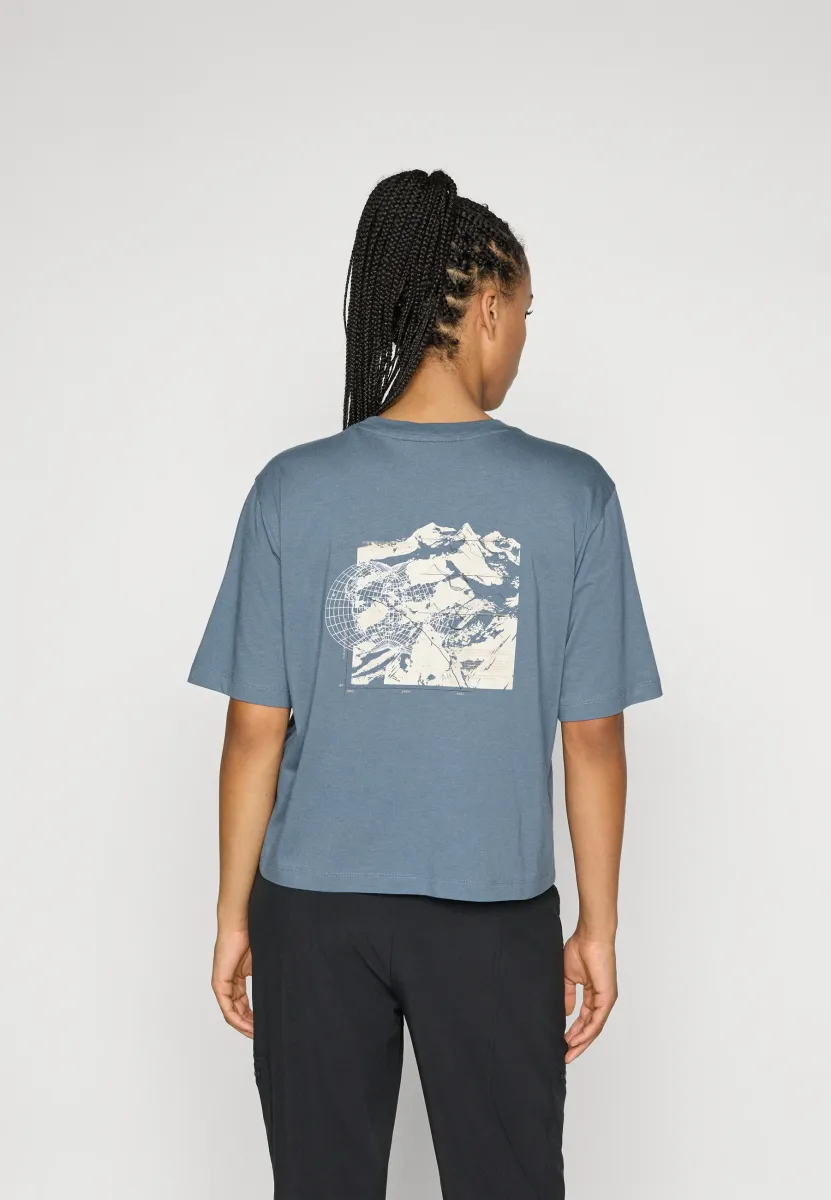 EAGLE GLACIER LOOSE - T-Shirt print - java blue