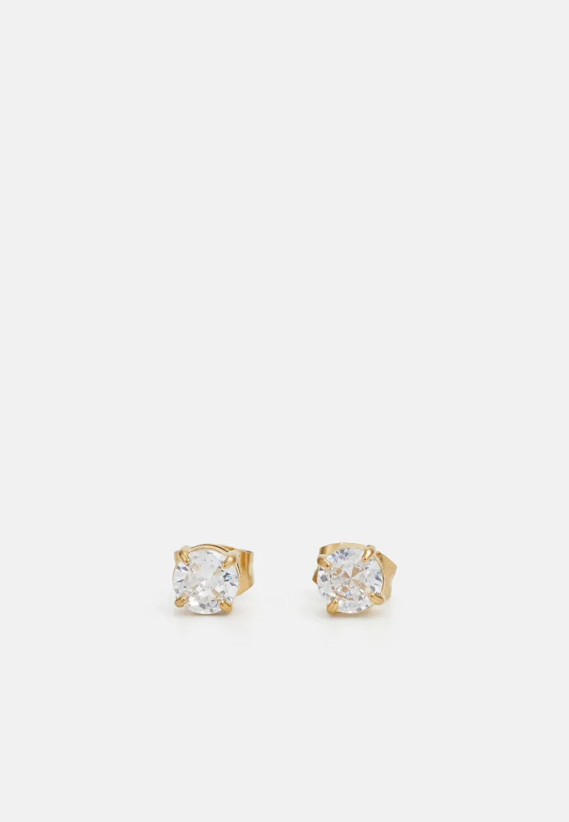 EARRINGS ESSENTIAL - Ohrringe - gold-coloured/white
