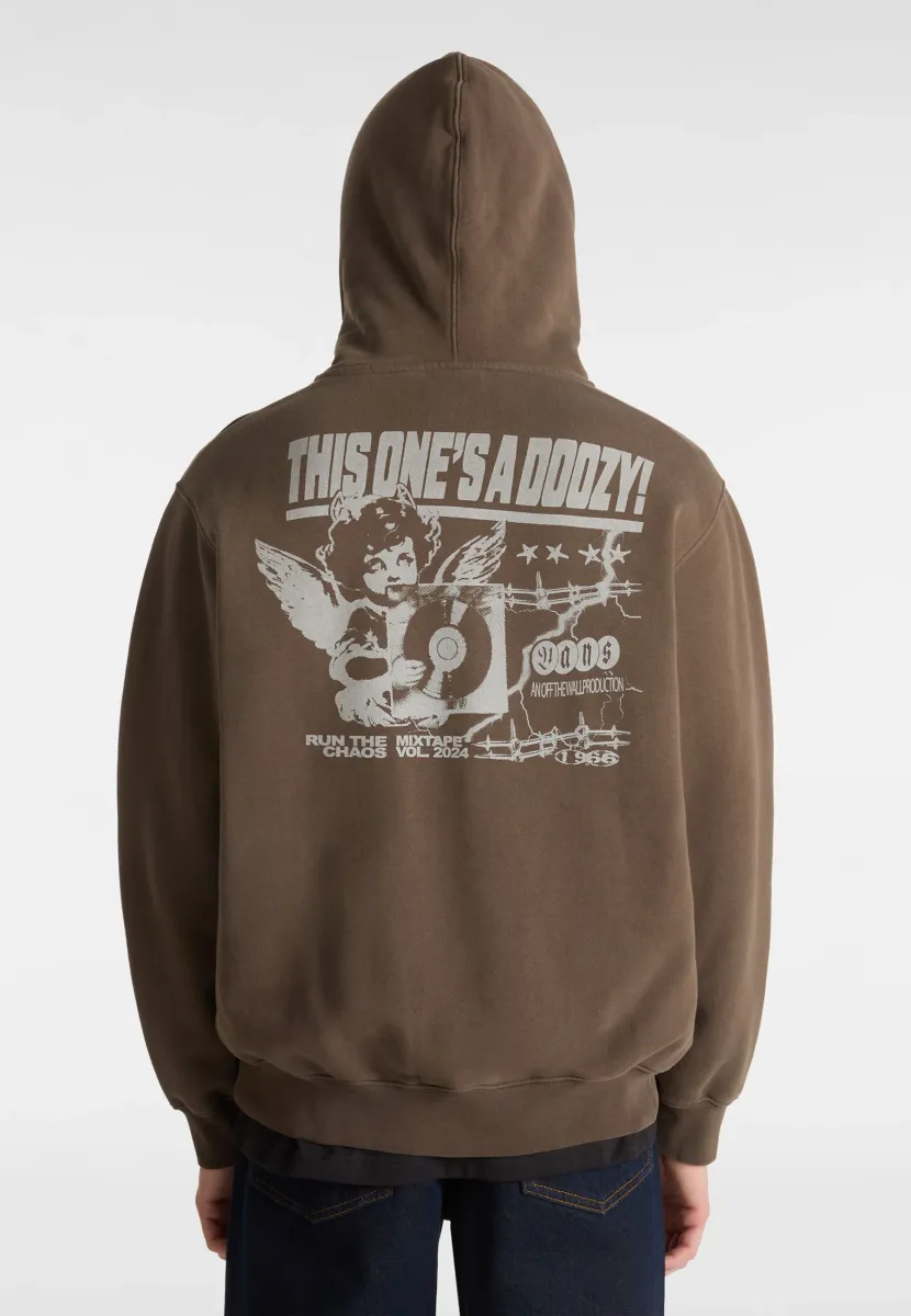 EARTHBOUND LOOSE FIT FULL - Sweatjacke - dark brown