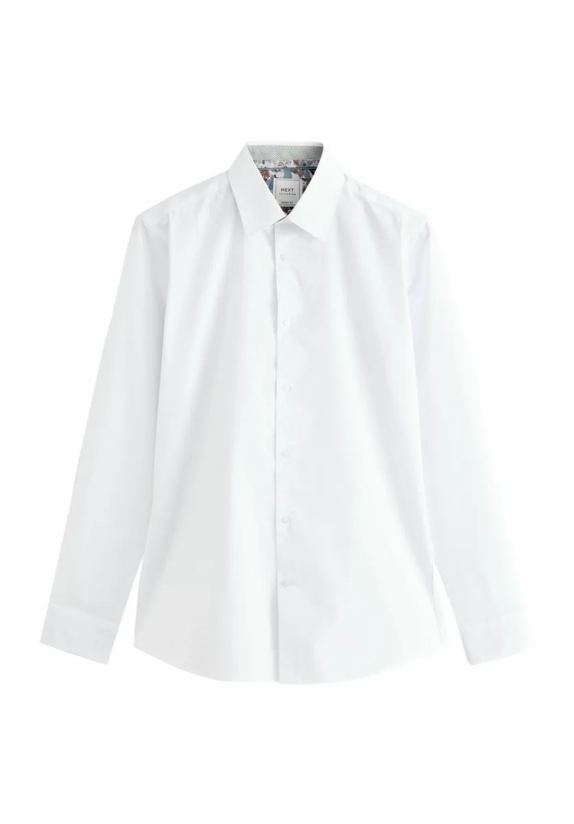 EASY CARE TEXTURED TRIMMED - Hemd - white