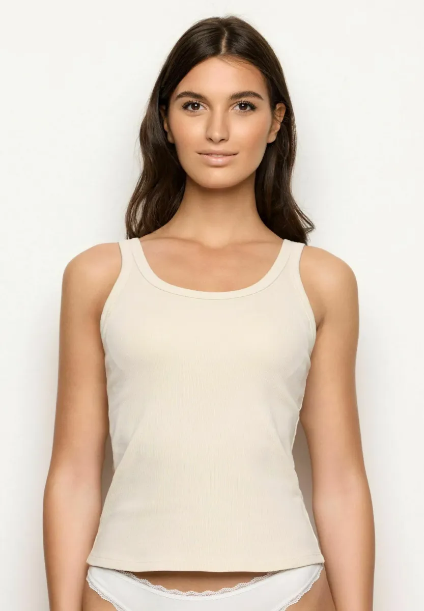 EASY LIVING CANO - Top - white ivory plain