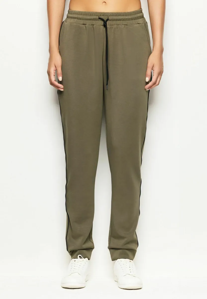 EASY LIVING - Jogginghose - olive green plain
