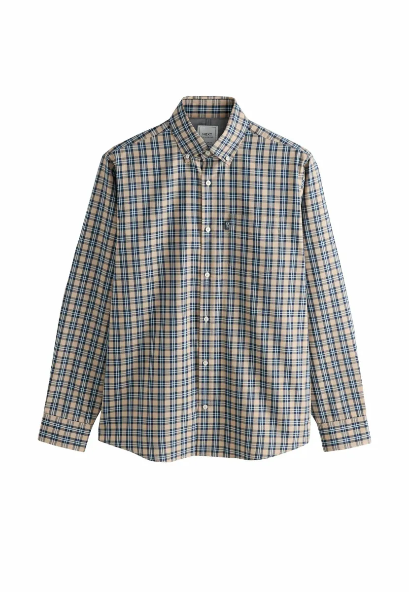 EASY OXFORD - Hemd - neutral brown check