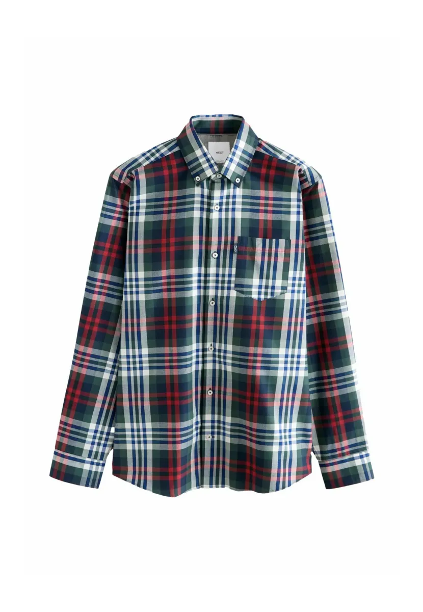 EASY OXFORD - Hemd - red green