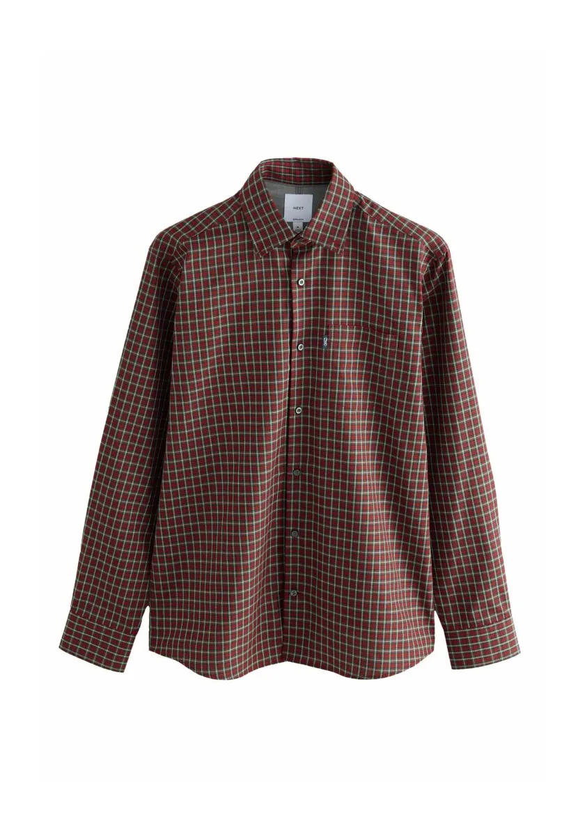 EASY OXFORD - Hemd - red tartan micro check