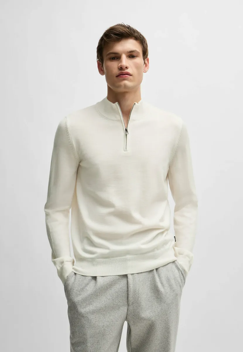 EBENJI - Strickpullover - open white eleven