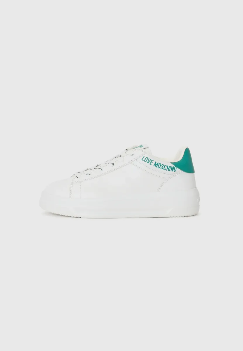 ECLIPSE - Sneaker low - white/emerald green