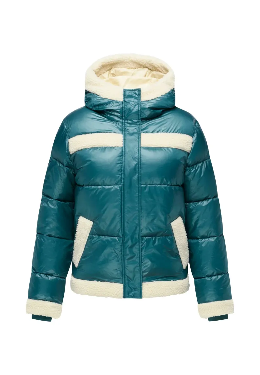 EDITAH SHINY YOUMODO - Winterjacke - petrol melange