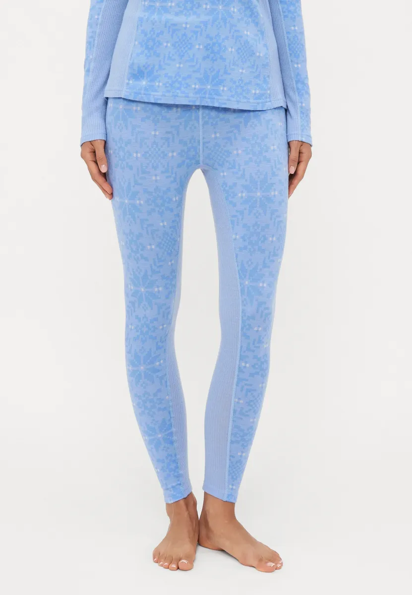 EDITH PANTS - Unterhose lang - pastel light blue