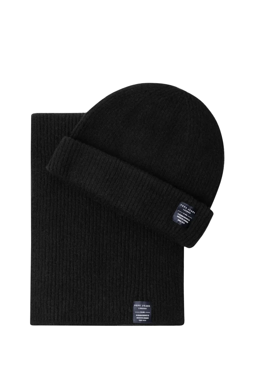 EDWARD SET - Schal - black