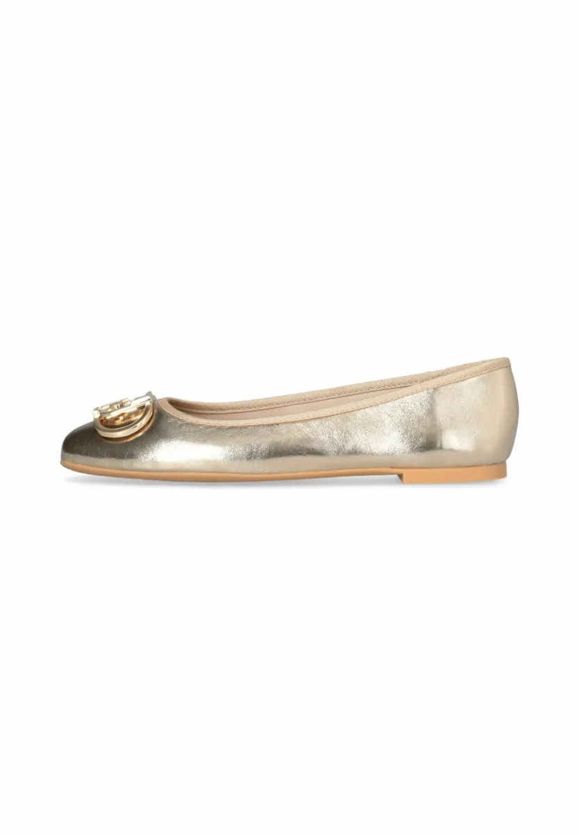 EFFECT FLATS - Klassischer Ballerina - gold coloured