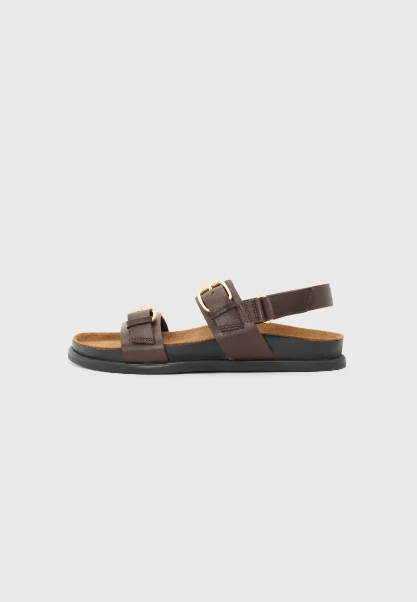 EFFIE - Riemensandalette - chocolate