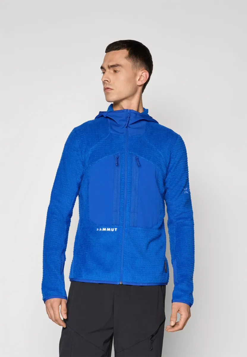 EIGER NORDWAND PRO AIR HOODED JACKET MEN - Fleecejacke - eiger blue