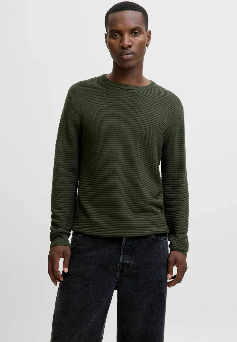 EINFARBIG - Strickpullover - duffel bag