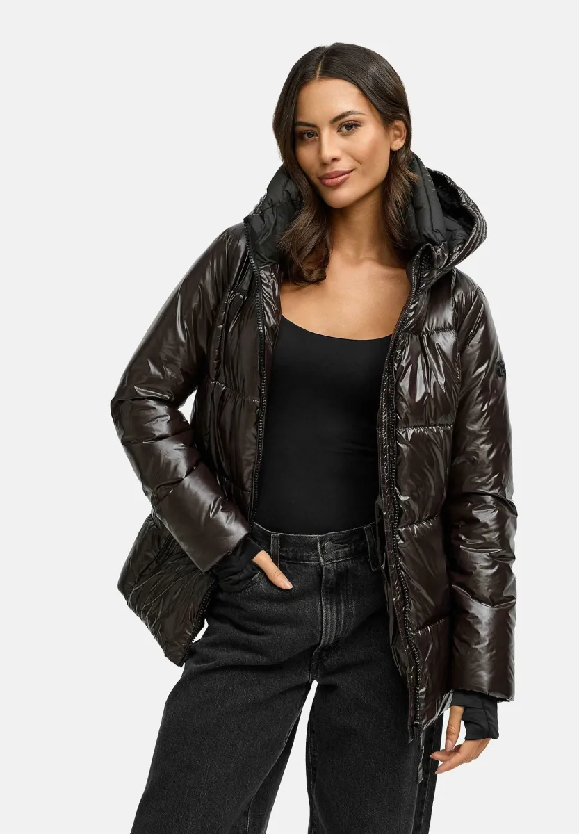 EISGLANZ - Winterjacke - choco
