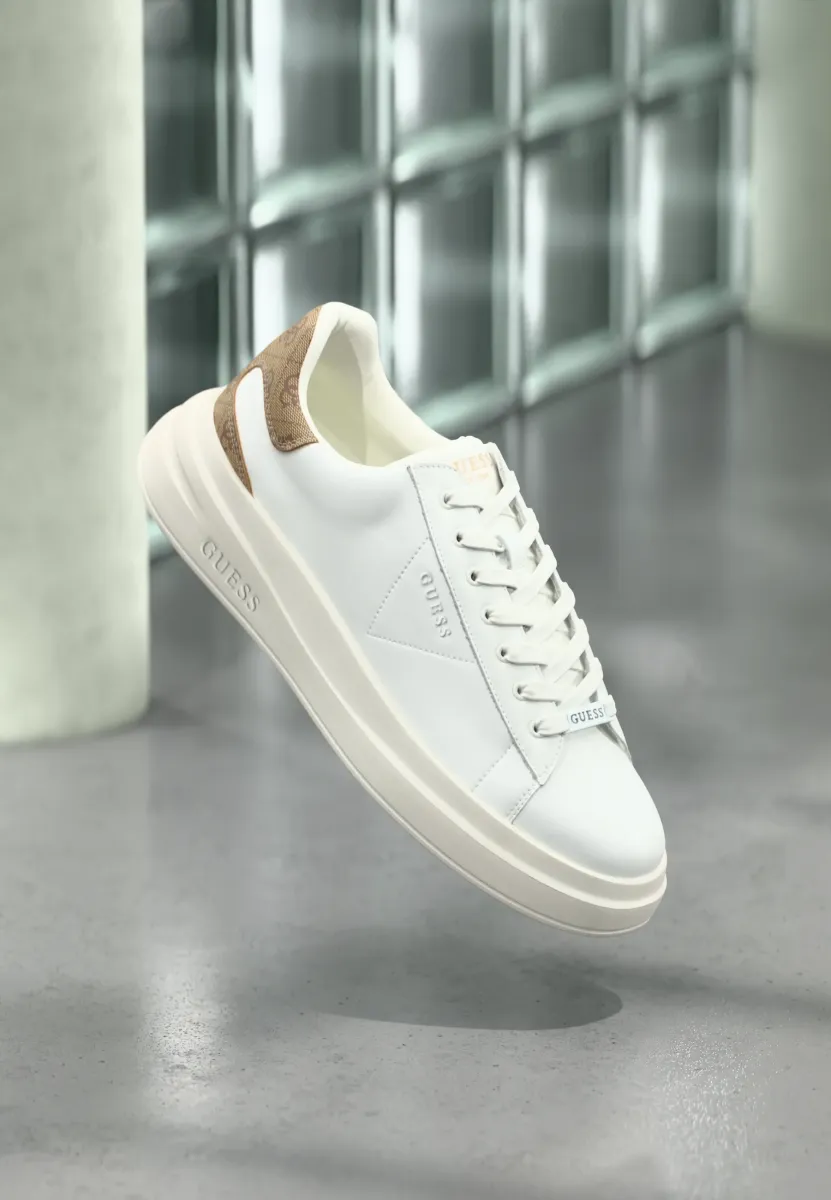 ELBA - Sneaker low - white/beige/brown