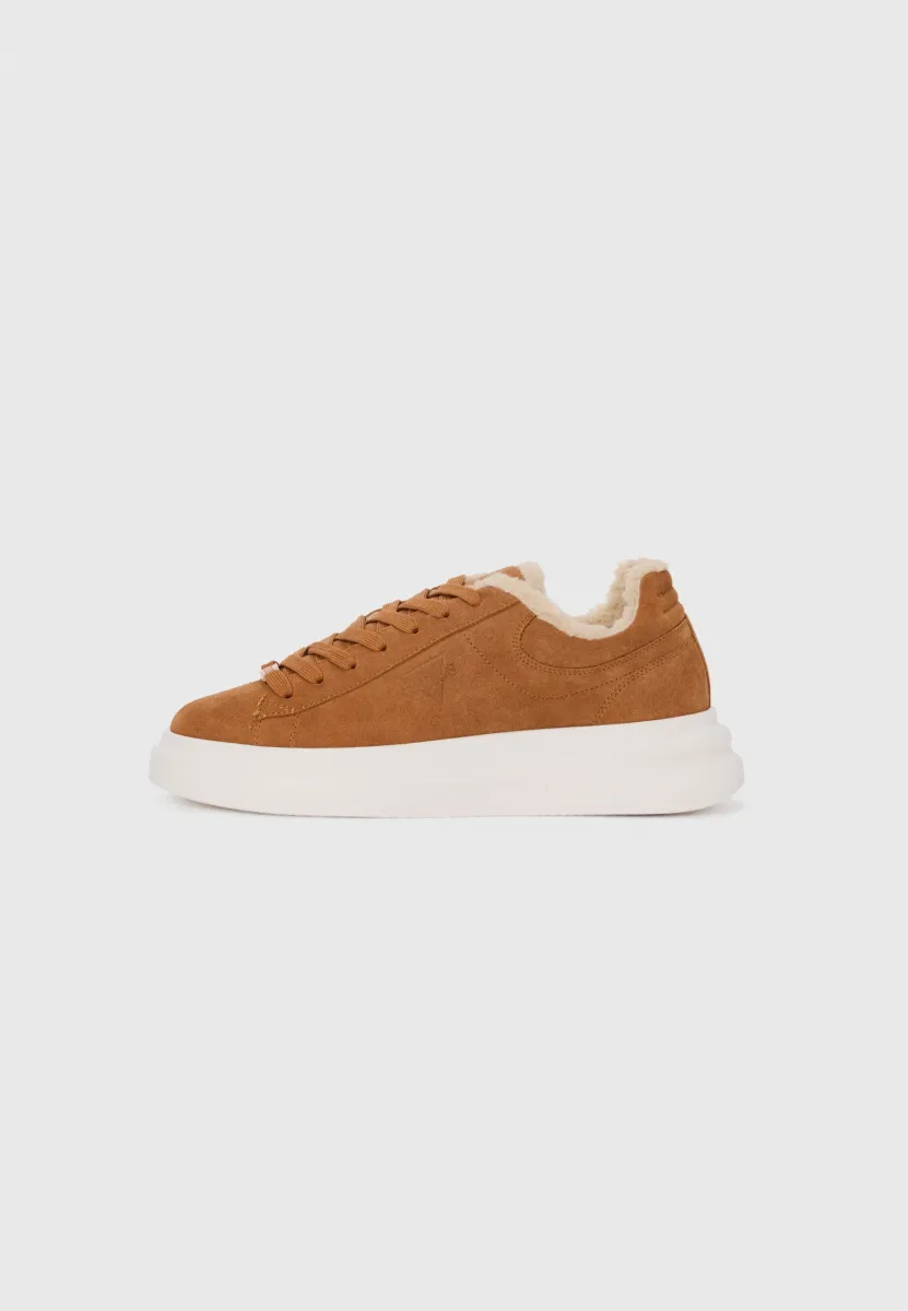 ELBAN - Sneaker low - cognac