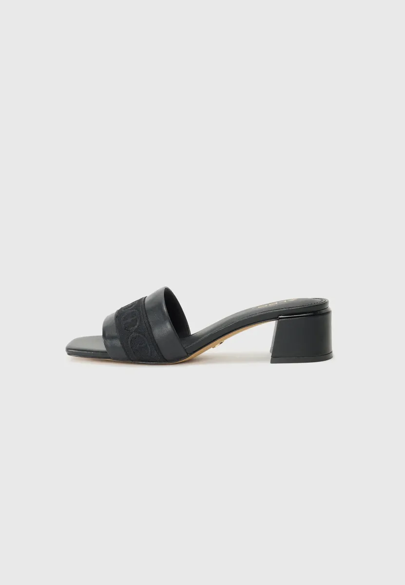 ELBENALDAR - Pantolette hoch - black