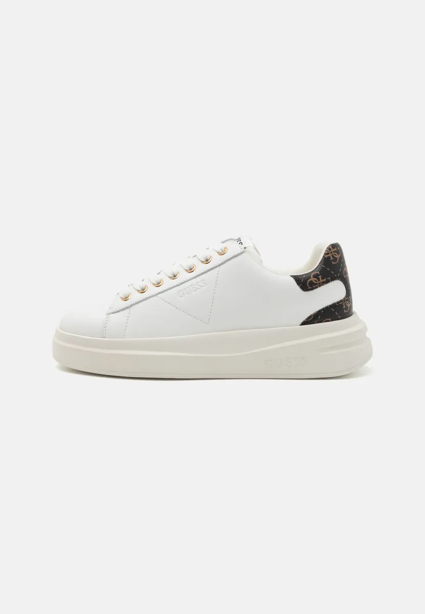 ELBINA - Sneaker low - white/brown
