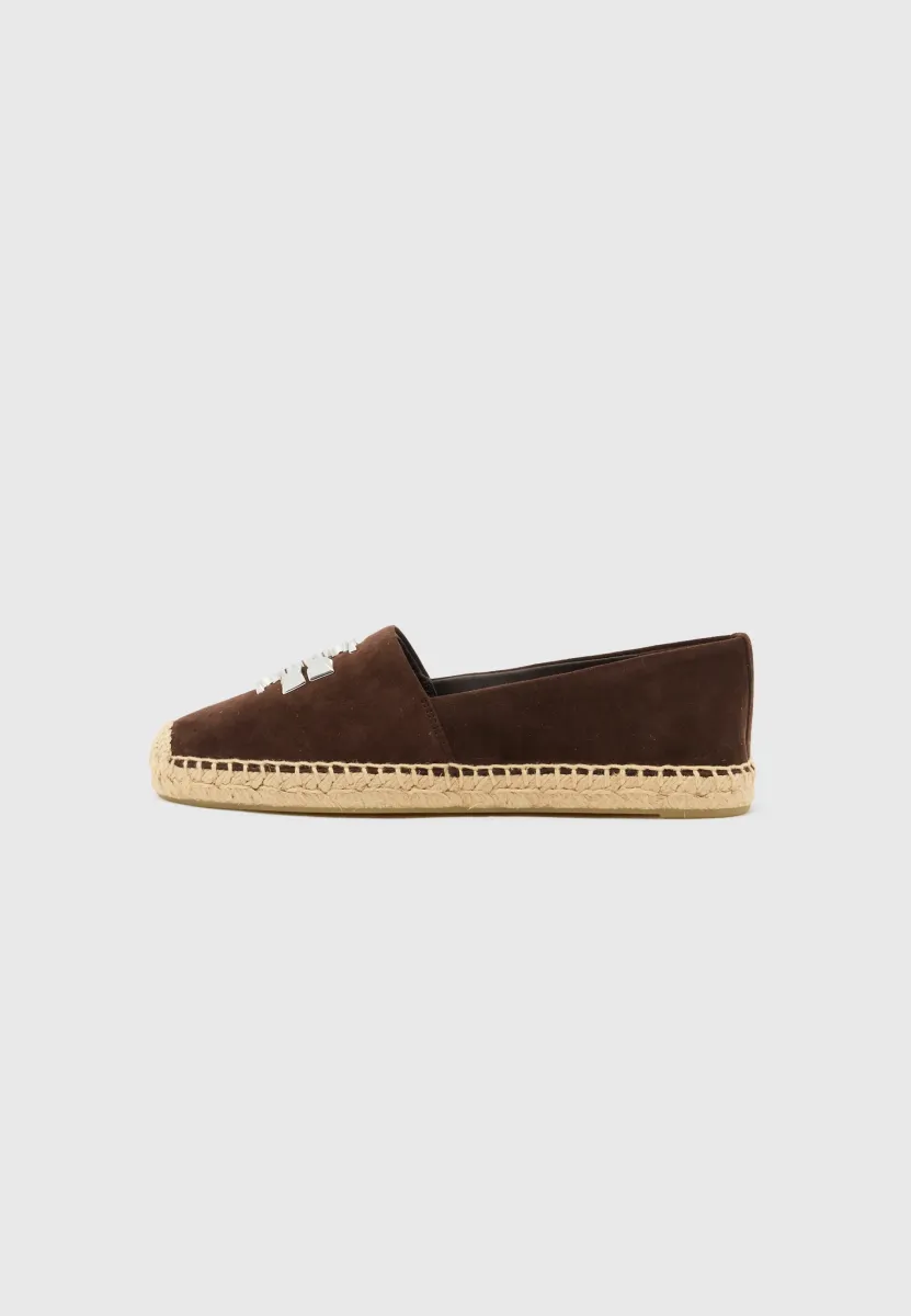 ELEANOR - Espadrille - dark cocoa/silver-coloured