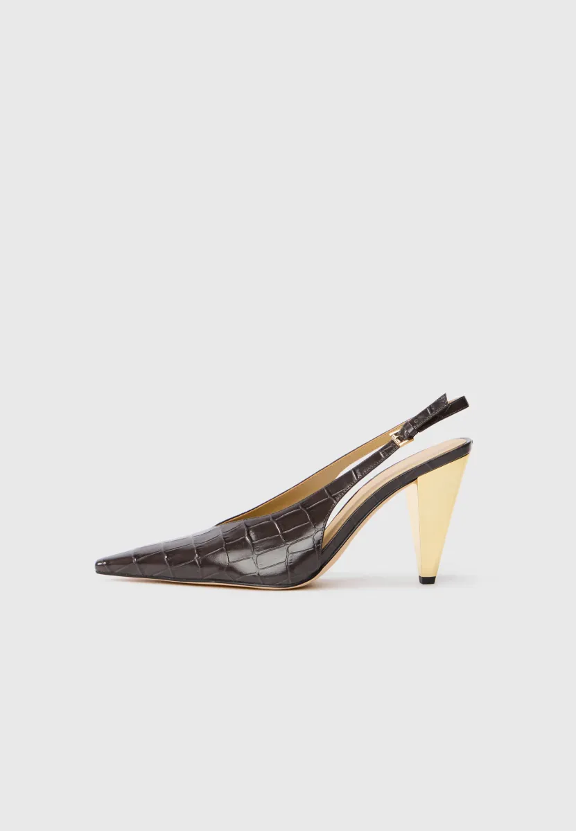 ELECTRA - Pumps - chocolate