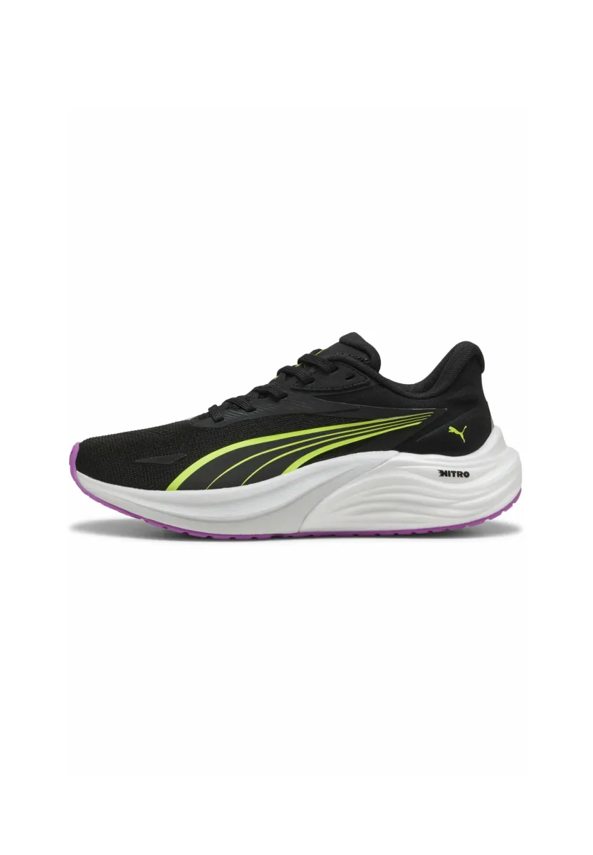 ELECTRIFY NITRO - Laufschuh Trail - black-yellow alert
