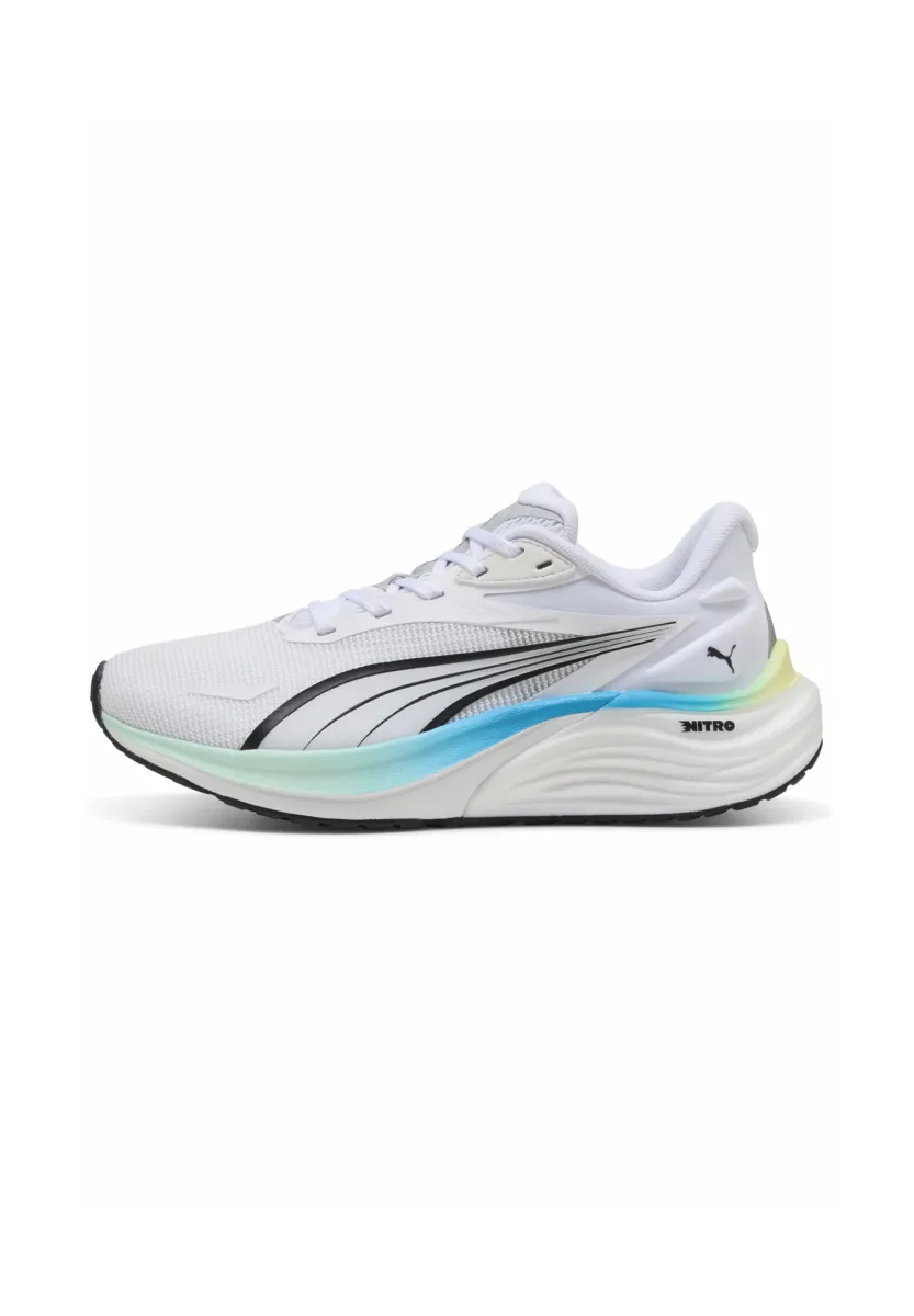 ELECTRIFY NITRO - Sneaker low - white/mint melt/speed blue