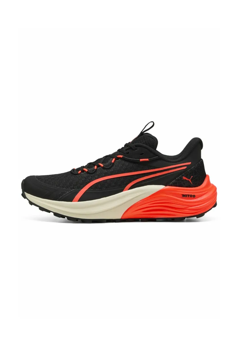 ELECTRIFY NITRO TRAIL  - Laufschuh Straße - black/glowing red/warm white
