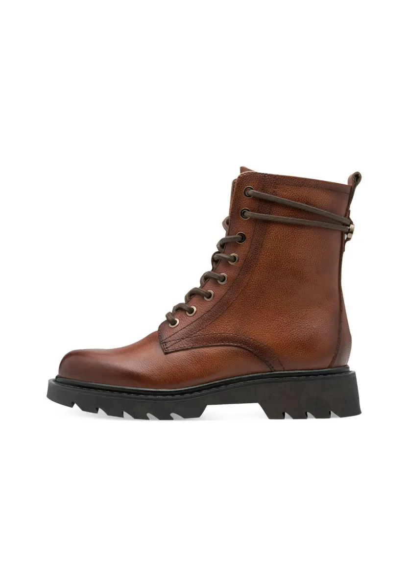 ELEGANTE MIT TOUCH-IT - Plateaustiefelette - cognac