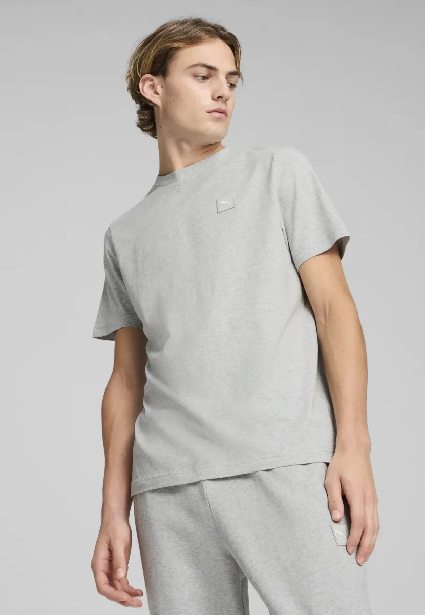 ELEVATED TEE - T-Shirt basic - light gray heather