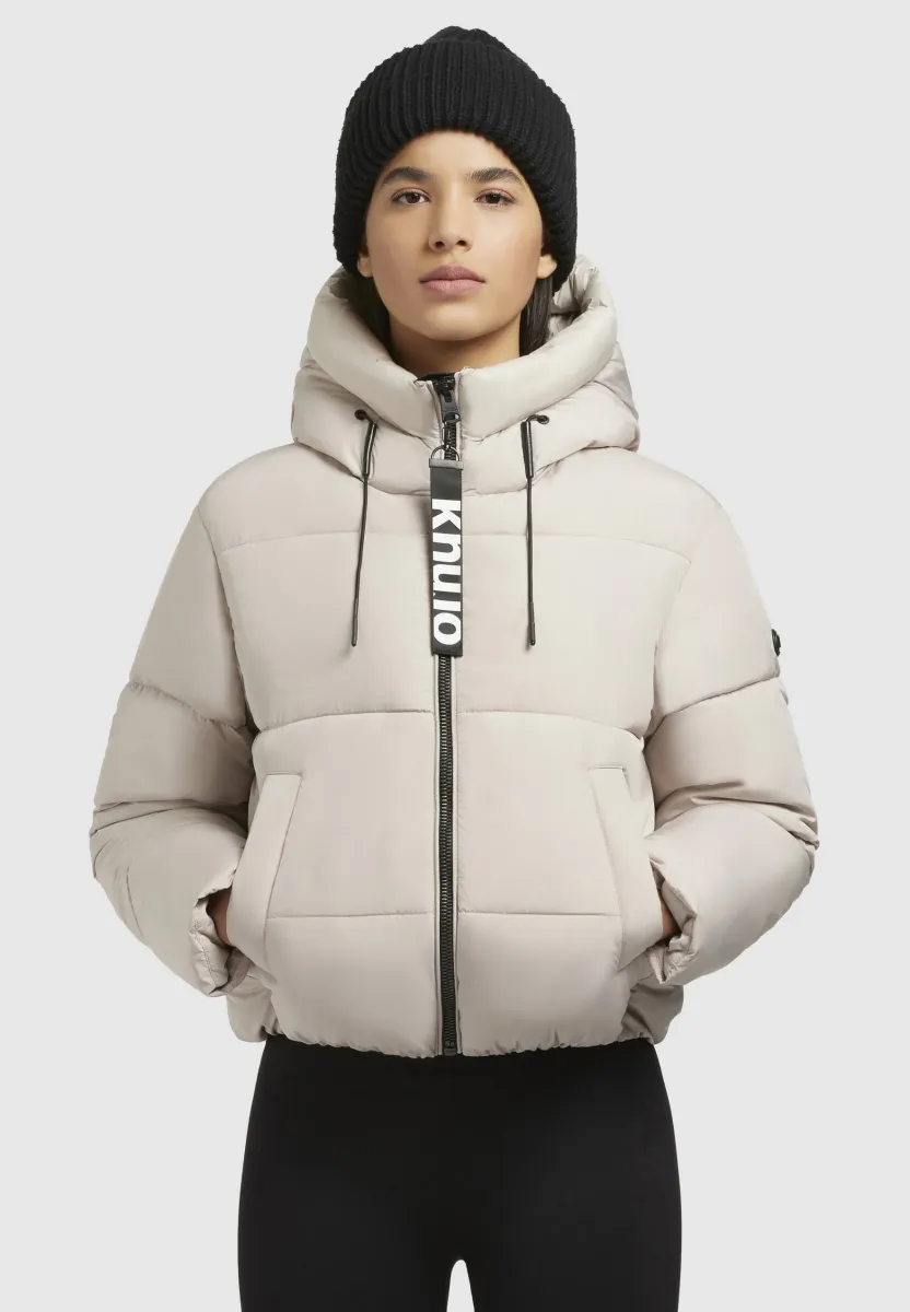 ELIDA - Winterjacke - hellbeige