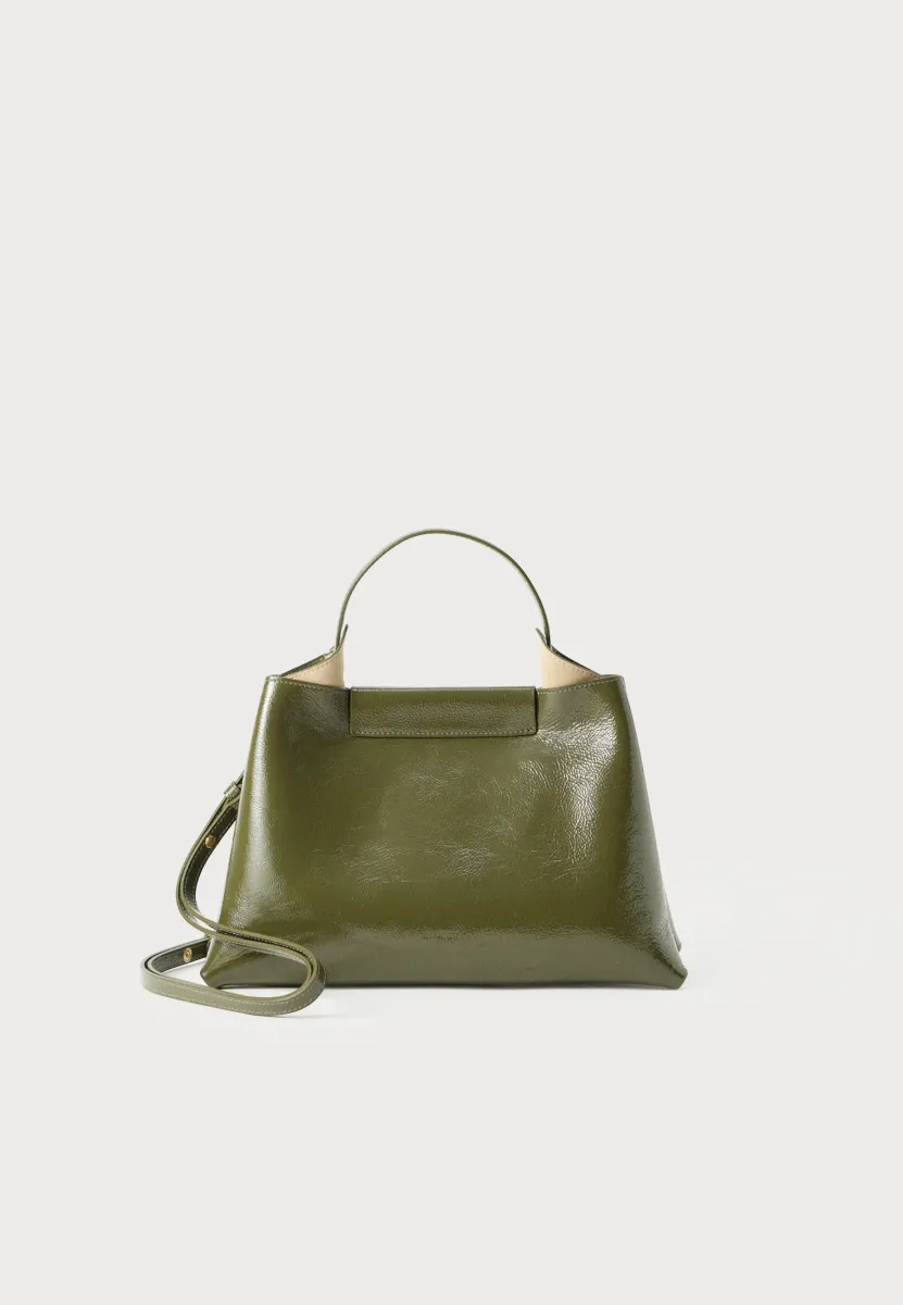 ELIEZE MEDIUM - Handtasche - khaki gloss