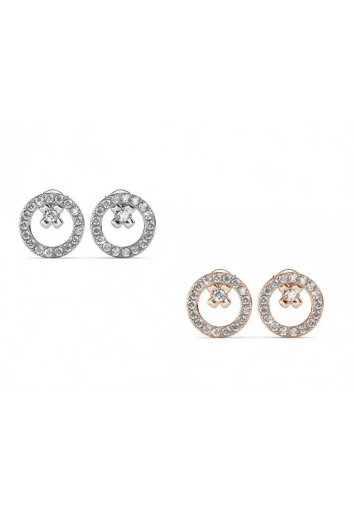 ELIZA 2 PACK - Ohrringe - or rosé   cristal