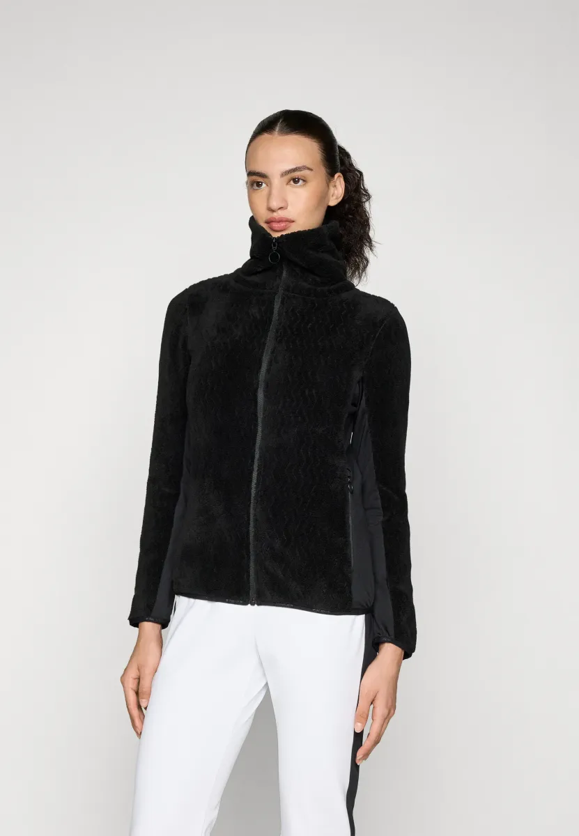 ELLAVILLE - Fleecejacke - basic black