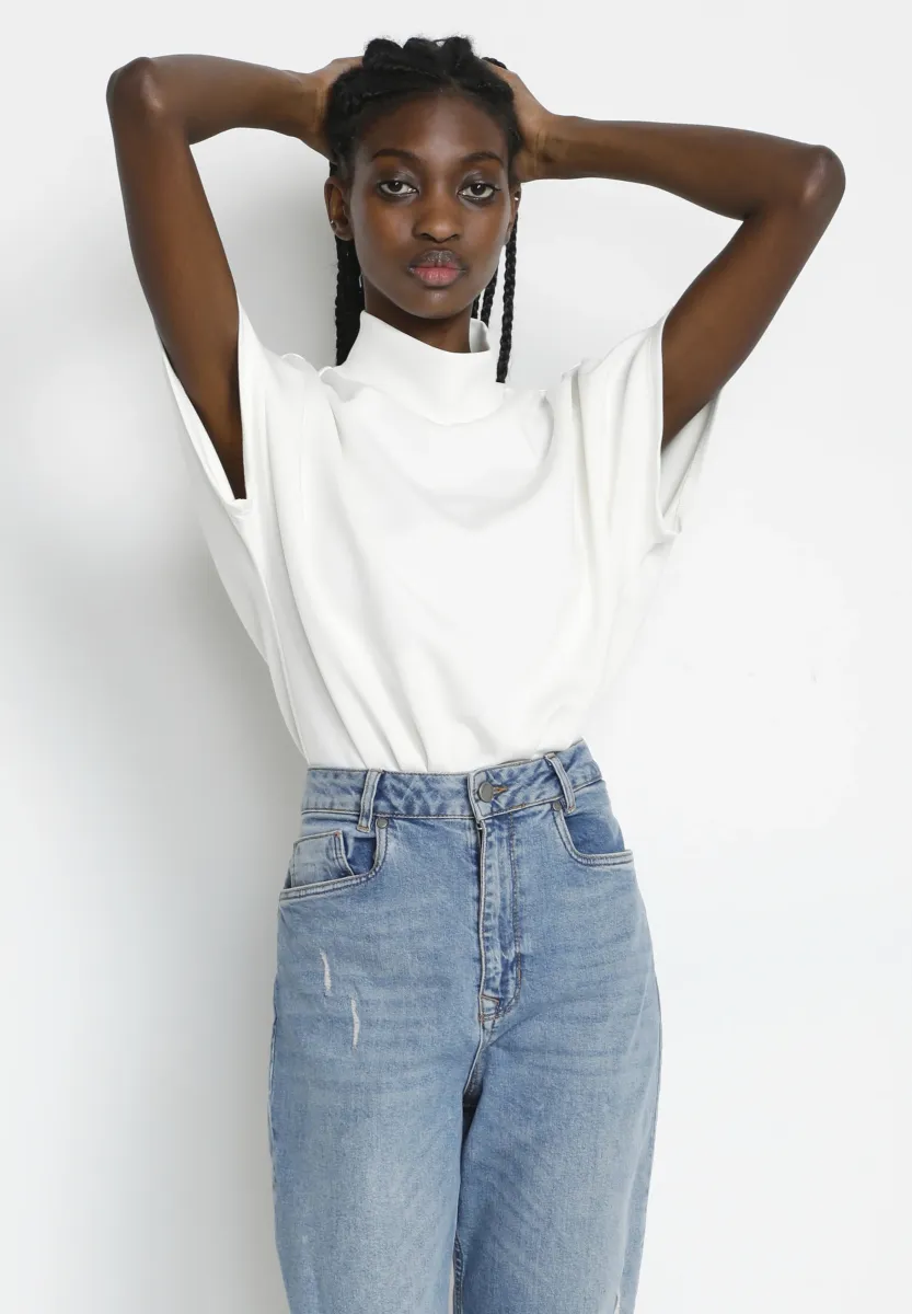 ELLE COLLAR - T-Shirt basic - snow white