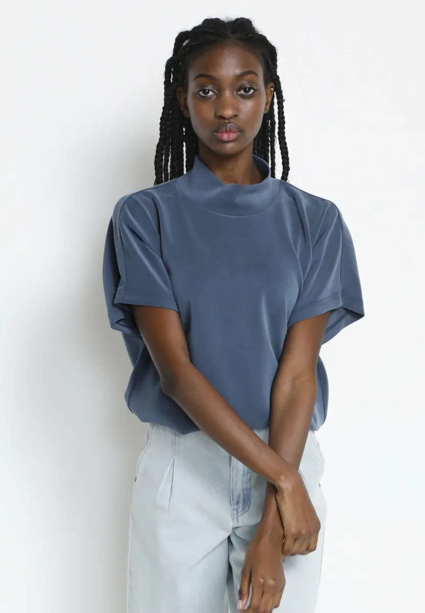 ELLE COLLAR - T-Shirt basic - vintage indigo