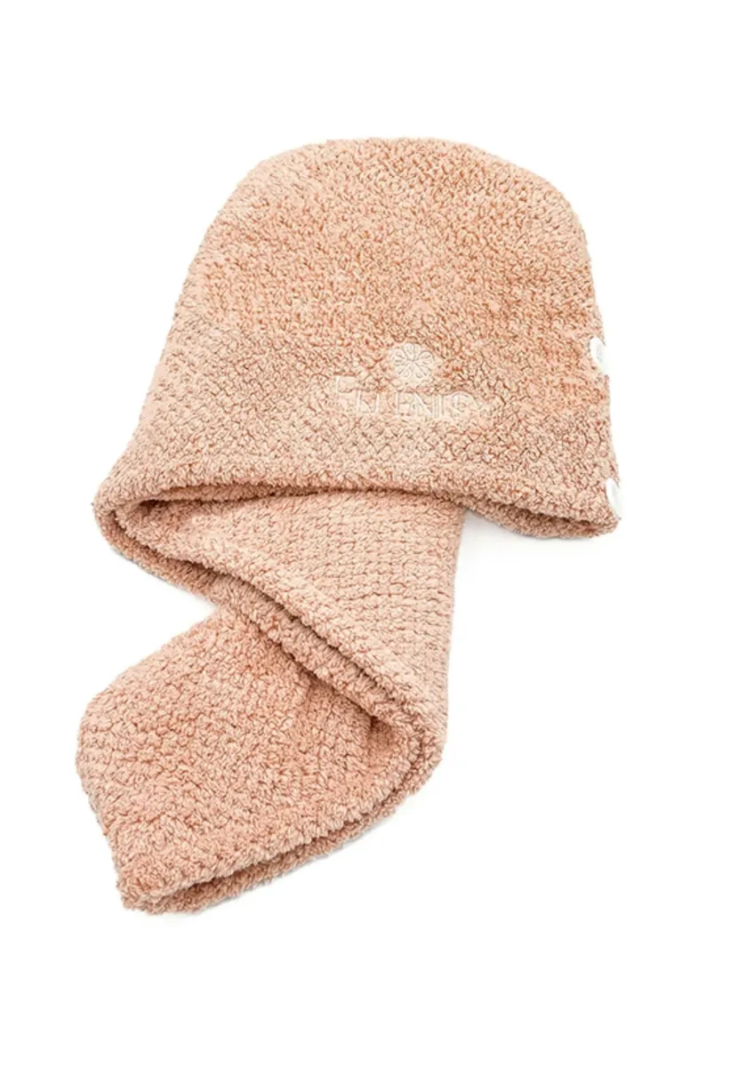 ELLENITY DOUBLE LAYER HAIR WRAP – HIGH QUALITY MICROFIBRE - Haar-Styling-Accessoires - rosa