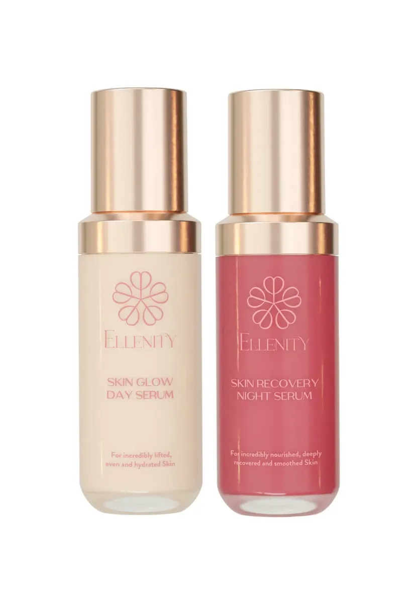 ELLENITY GLOW & RECOVERY MOONSTONE ELIXIR SET – DAY & NIGHT - Gesichtspflegeset - transparent