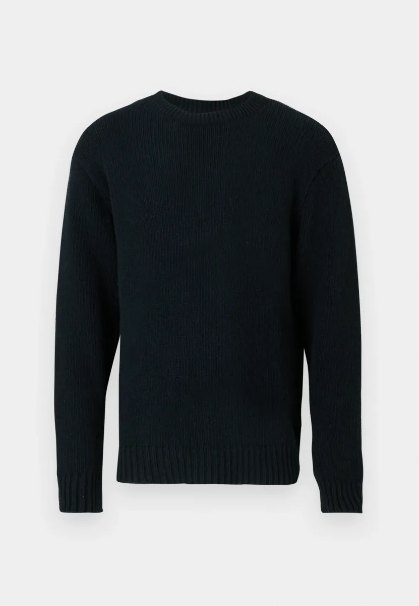 ELLIS SWEATER UNISEX - Strickpullover - navy/off-white