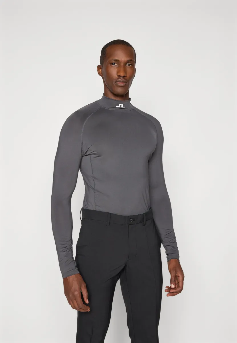 ELLO COMPRESSION TOP - Langarmshirt - asphalt