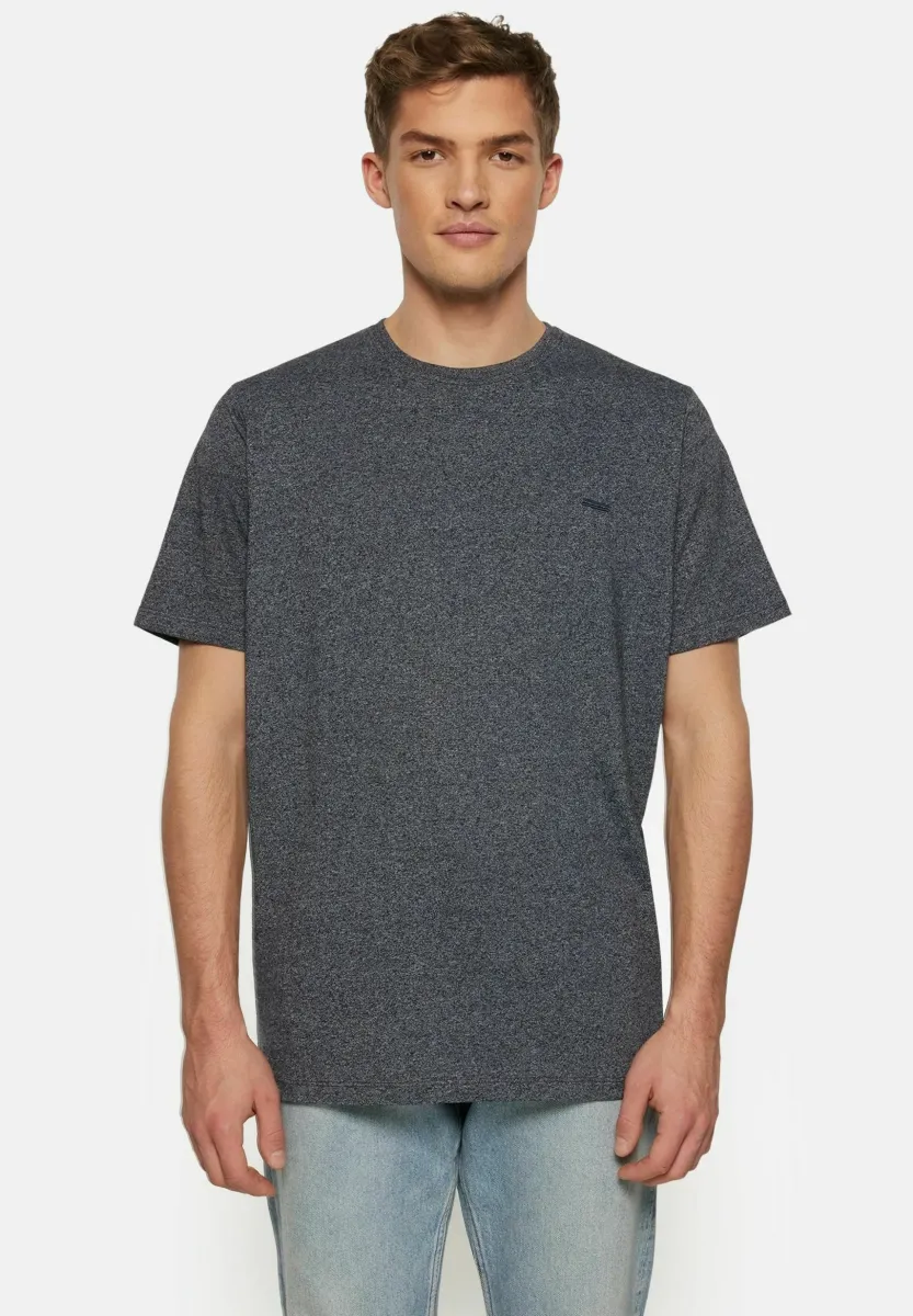 ELTON MOLINER LOGO - T-Shirt basic - deep marine