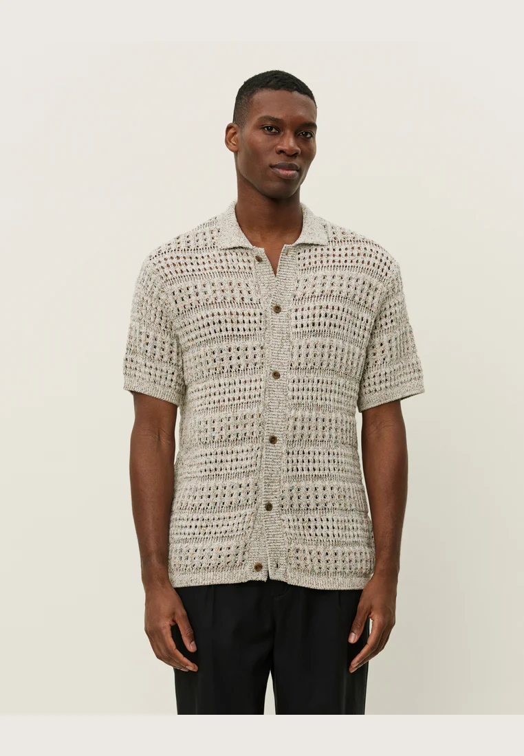 ELVIN STRUCTURE - Hemd - light sand