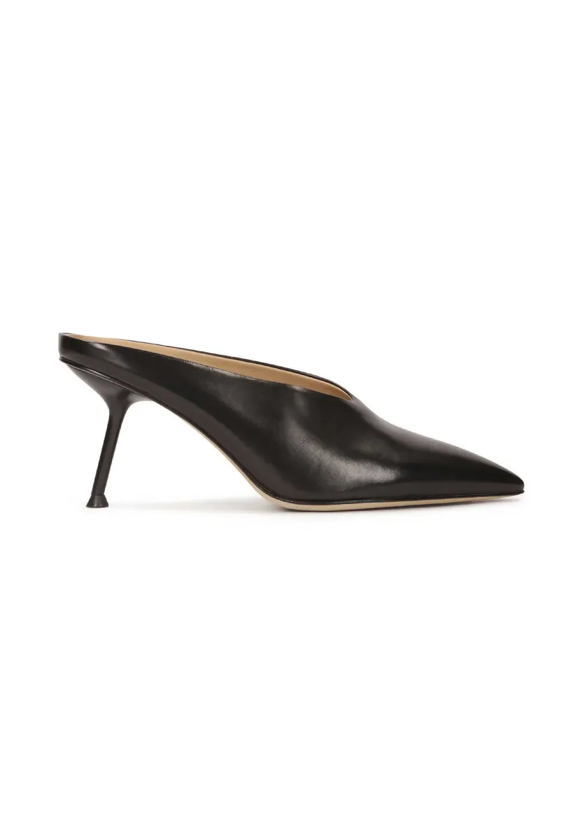 ELYSIE - Pantolette hoch - black